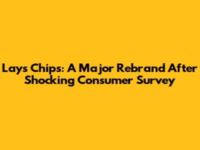 Lay's Chips: A Major Rebrand After Shocking Consumer Survey