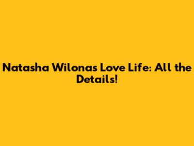 Natasha Wilona's Love Life: All the Details!