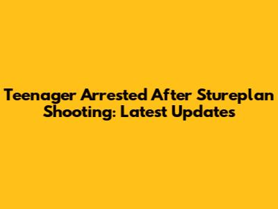 Teenager Arrested After Stureplan Shooting: Latest Updates