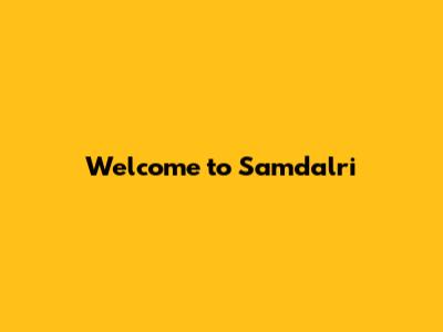 Welcome to Samdalri