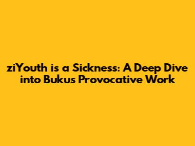 ziYouth is a Sickness: A Deep Dive into Buku's Provocative Work